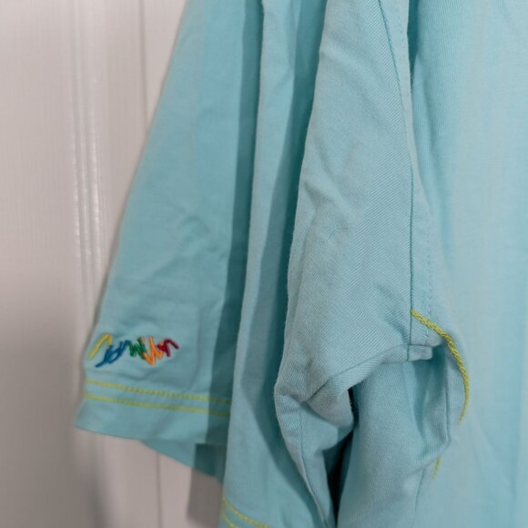 Coogi Embroidered T Shirt Mens Size XXXL Blue More Than A Sweater Cotton Graphic - Picture 4 of 13